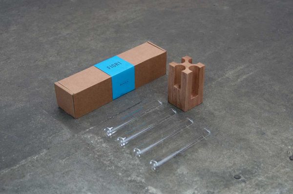 Figr1 Wooden Block 4 Mahogany - packaging