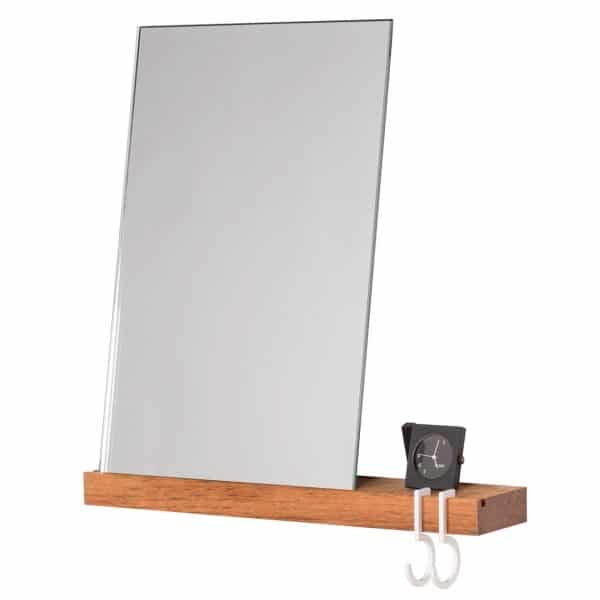 Figr1 Mirror Reflector Rectangle Blanc with Surface 30 Jatoba